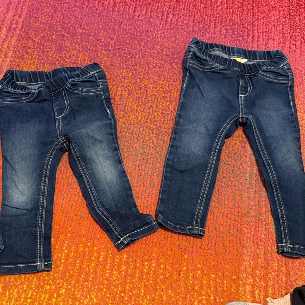 Crazy 8 jeggings 12-18m & 18-24m‎ lot​​